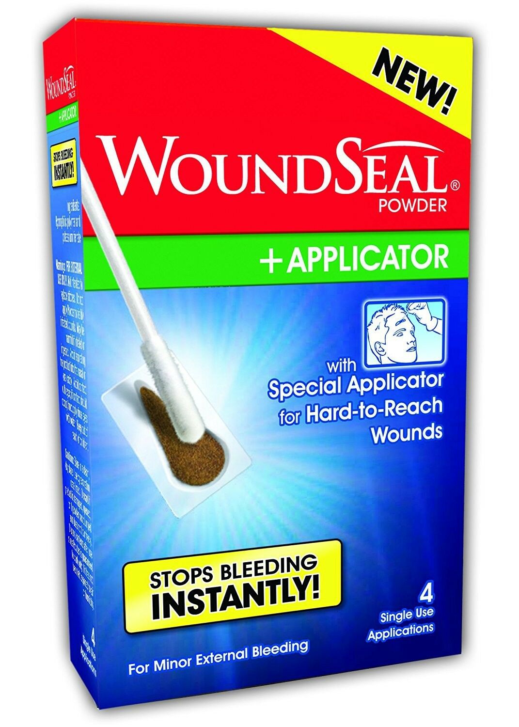 WoundSeal Powder for Nosebleeds, 4 Count 
